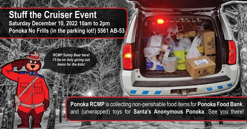 Ponoka RCMP - Stuff the Cruiser Event