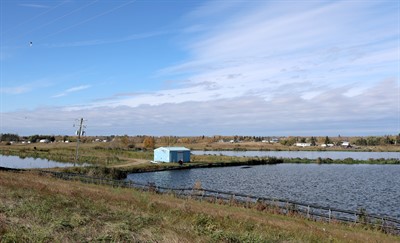 Lagoons at the Wastewater Treatment Facility