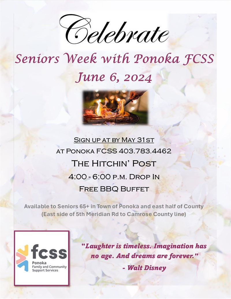 Seniors Week BBQ (FCSS)