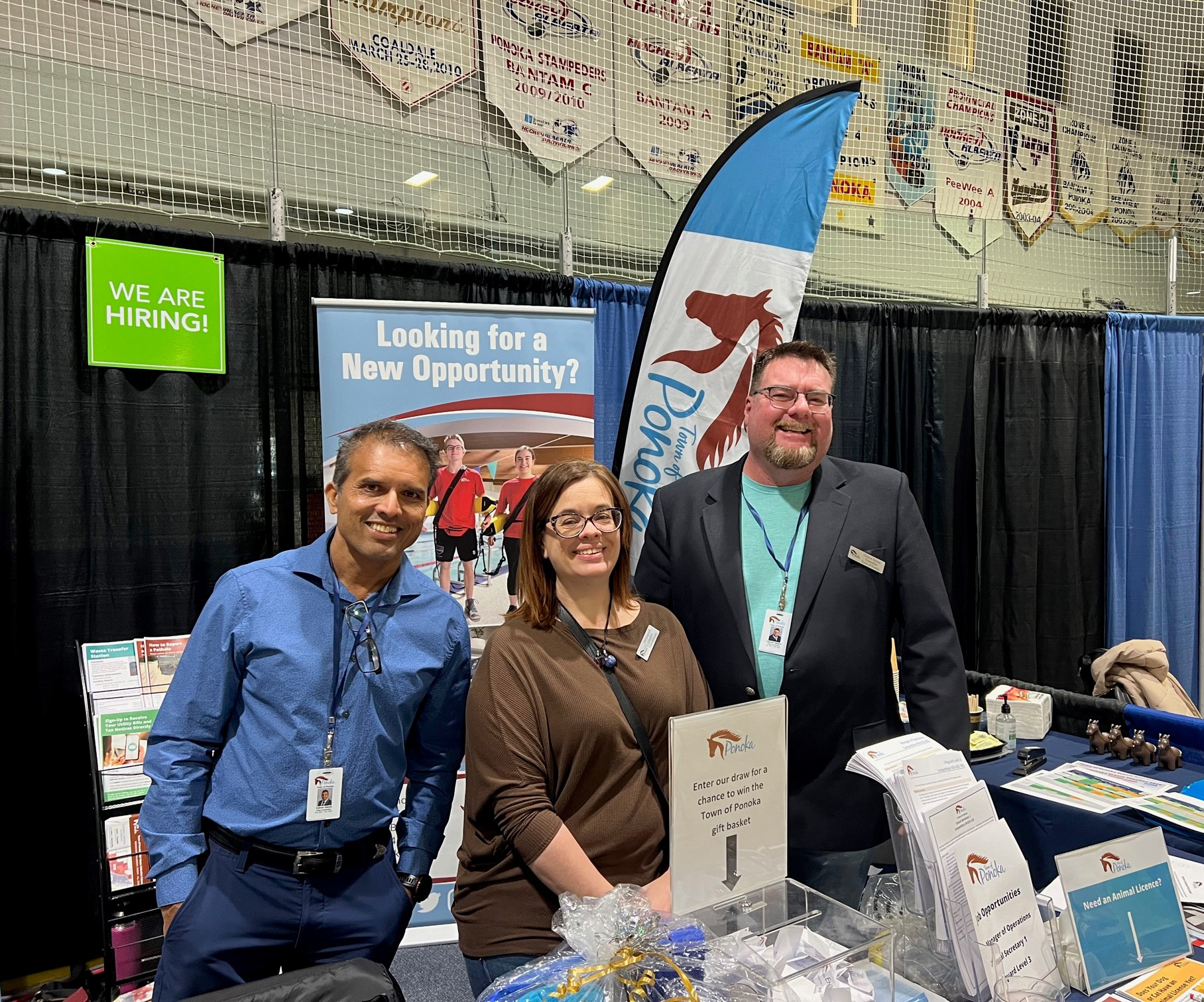 Ponoka Town Council at the Trade Show
