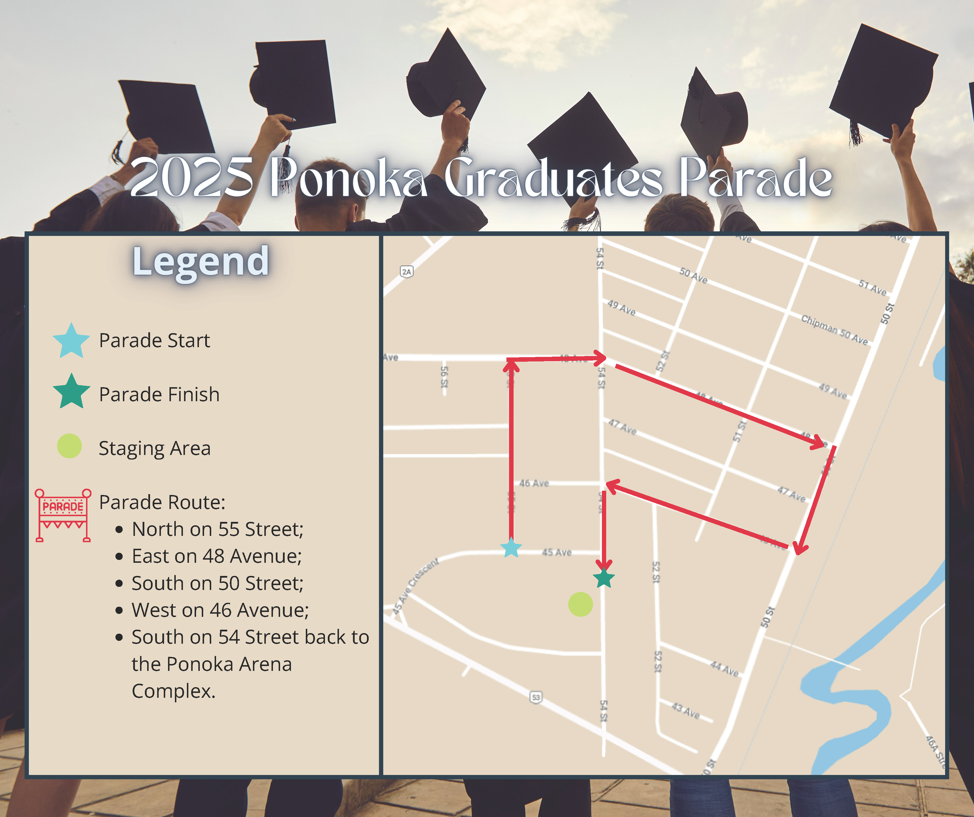 Map of the Parade Route