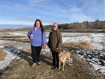 Friends at the Off Leash Dog Park
