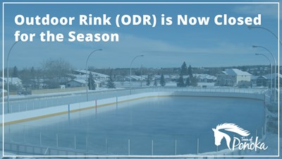 Outdoor Rink is Now Closed for the Season