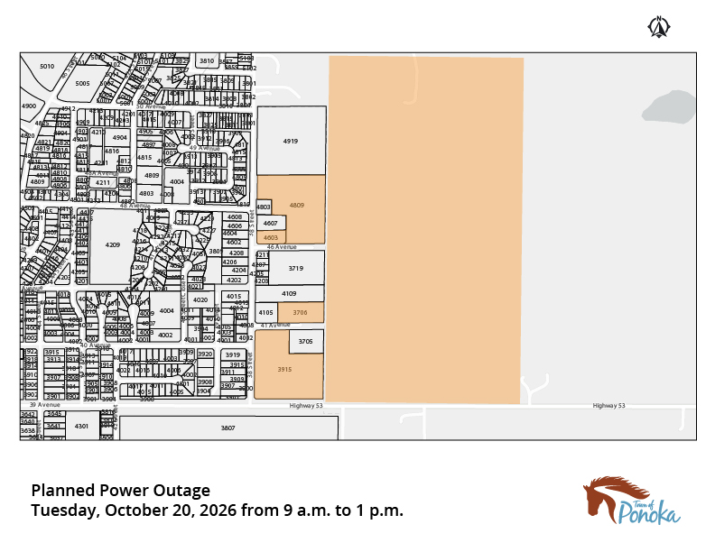 Map of Power Outage