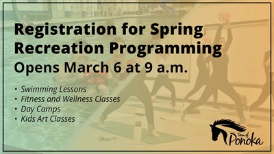 Registration for Spring Recreation Programming