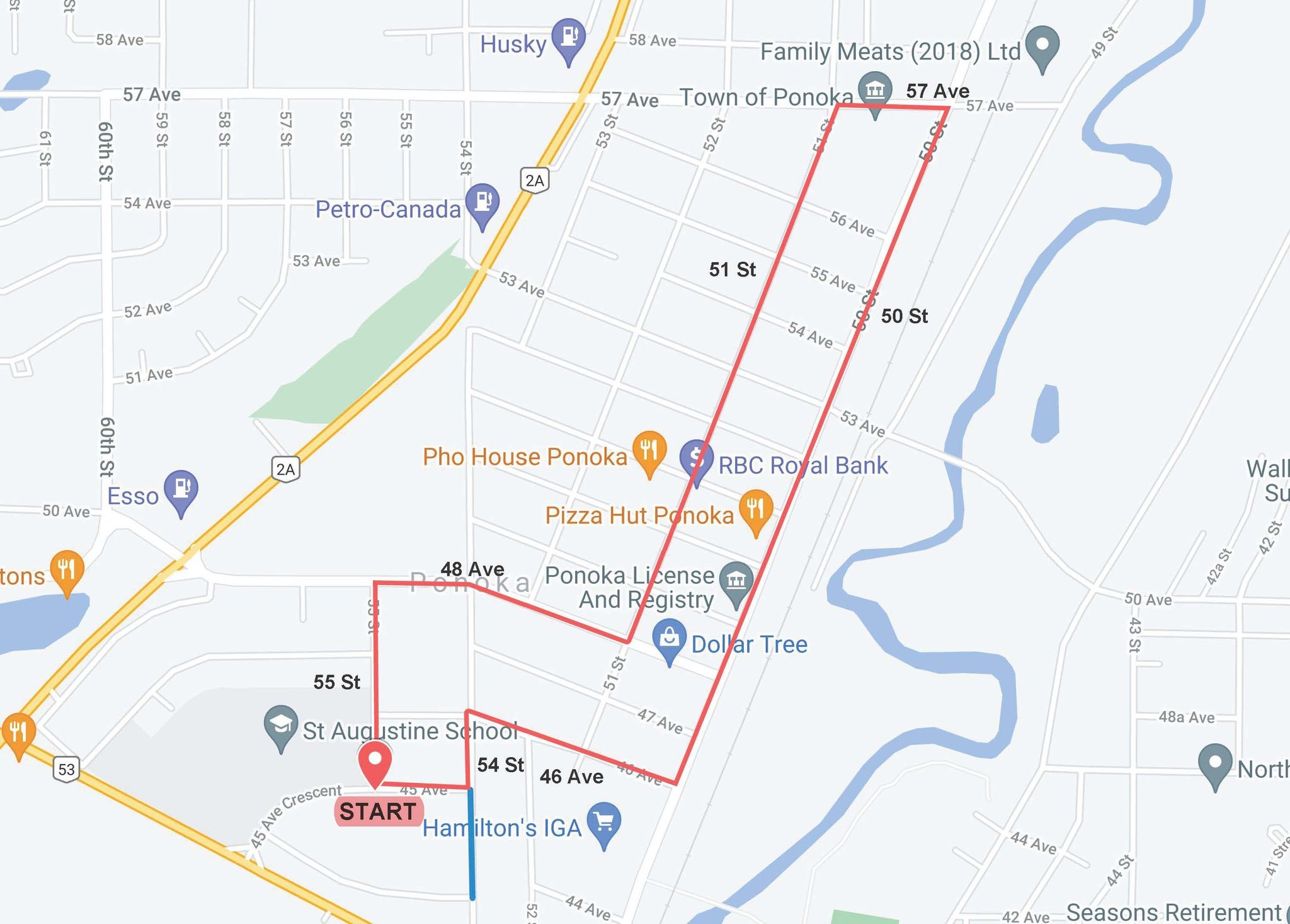 Parade Route Map